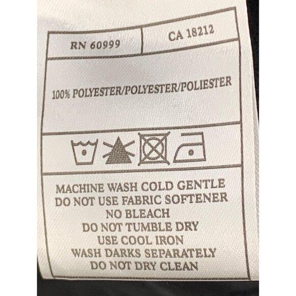 VGK Antigua Full-Zip Golf Jacket Mens M Black Scuba Fleece Lined NHL 7645 - Picture 6 of 14